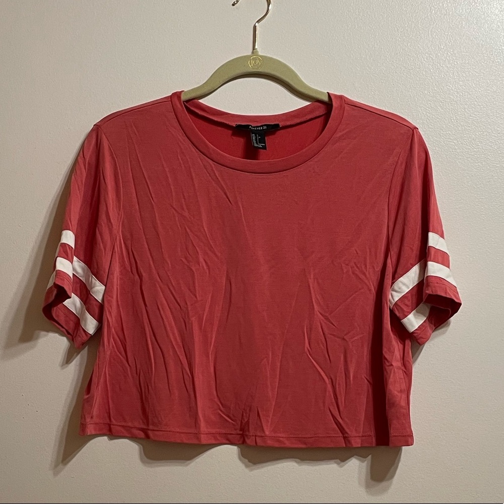 NWOT Forever 21 Red Crop Top